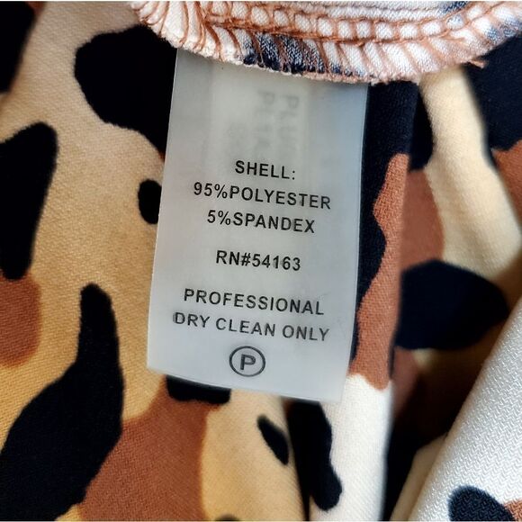 Marvin Richards Womens Cheetah Print Sheath Dress Size 8 - Picture 14 of 14